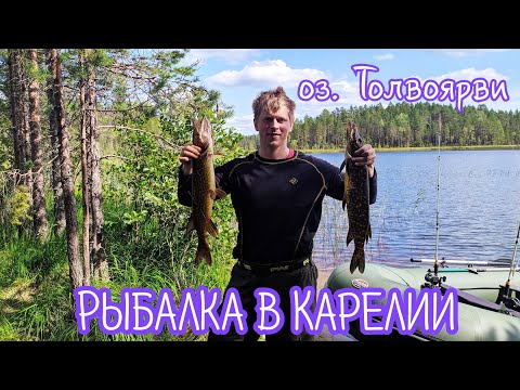 Рыбалка в Карелии. Толвоярви. 1 часть