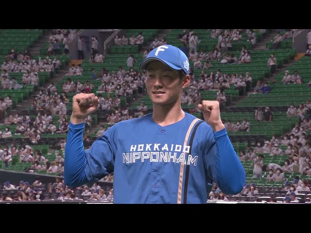 ファイターズ・石井一成選手ヒーローインタビュー 7月8日 福岡ソフトバンクホークス 対 北海道日本ハムファイターズ