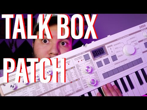 MicroKorg Talk Box Patch | Quick Tutorial