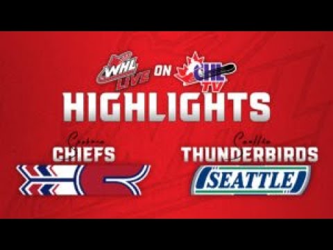 Spokane Chiefs at Seattle Thunderbirds 12/13 | WHL Highlights 2024-25