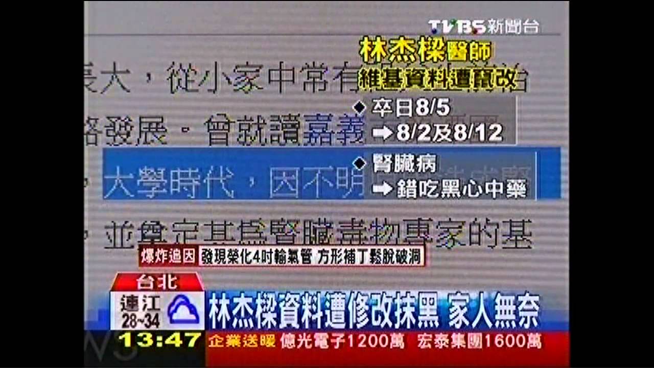 俠醫林杰樑過世週年　維基遭惡意竄改