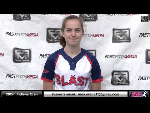 2024 Indiana Oren 3.94 (unweighted) Pitcher & Outfielder Softball Player Skills Video - Norcal Blast