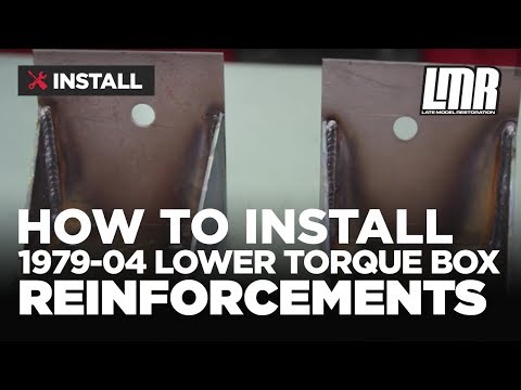 How To Install Mustang Lower Torque Box Reinforcements (79-04)