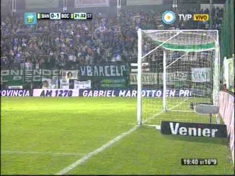 Gol de Chávez para Boca (1-0 ante Banfield)