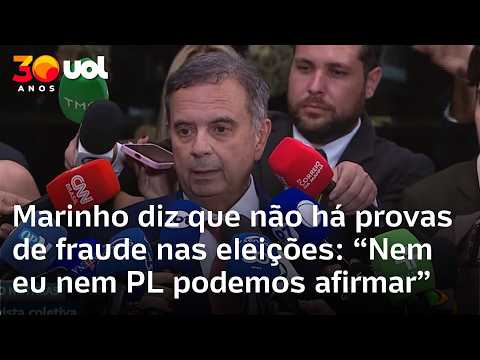 Marinho diz que não há provas de fraude nas eleições: ‘Nem eu nem PL podemos afirmar’