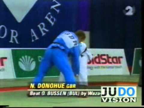 JUDO 1995 European Championships: Nigel Donohue (GBR) - Orlin Russev (BUL)
