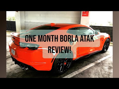 Borla Atak Axle Back Exhaust 1 Month Review! | Camaro V6 Sound