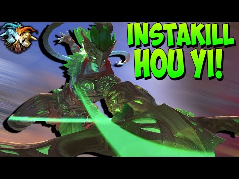 ABSOLUTE FULL POWER HOU YI TRIPLE BOUNCE INSTAKILLS! - Masters Ranked Duel - SMITE