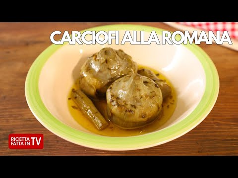 CARCIOFI ALLA ROMANA di Benedetta Rossi - Ricetta TV Fatto in Casa per Voi