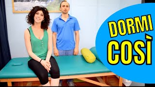 Postura Corretta per Dormire e dove Mettere il Cuscino (Testata)