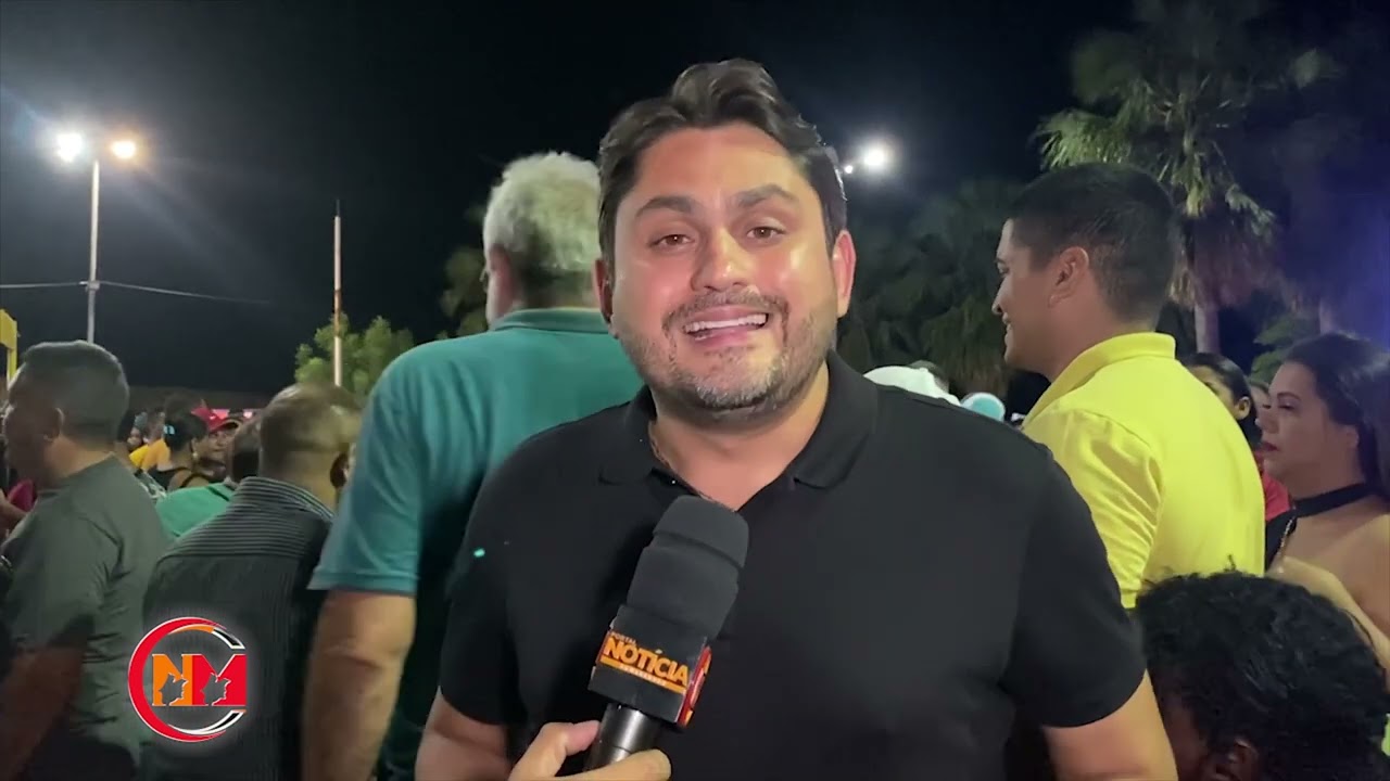 Deputada estadual Cláudia Coutinho realiza festa da vitória em praça pública em Matões