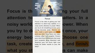 Focus #motivation