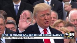 FULL: President Donald Trump being sworn in - Inauguration