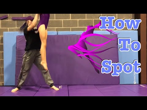 How to Spot Gymnastics/Cheerleading : Beginner Back Tumbling thumbnail
