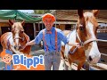Blippi Learns About Animals At Danny S Farm Fun And Educational Videos For Kids