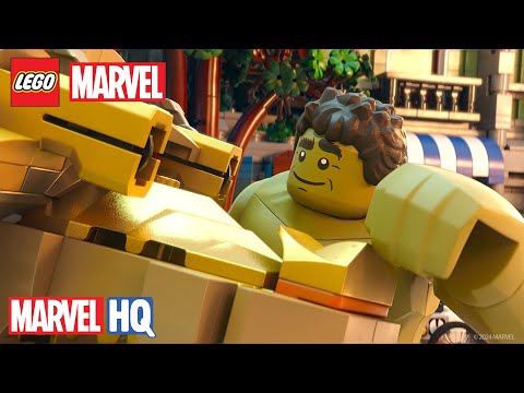 Hulk's Best Friend: Loki’s Chaos at Avengers Tower! | LEGO Marvel Avengers