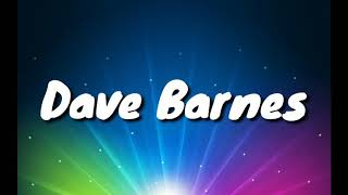 Dave Barnes - Since You Said I Do(Lyrics)