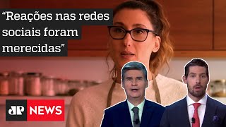 Paola Carosella diz que eleitorado de Bolsonaro é ‘burro’ e ‘escroto’