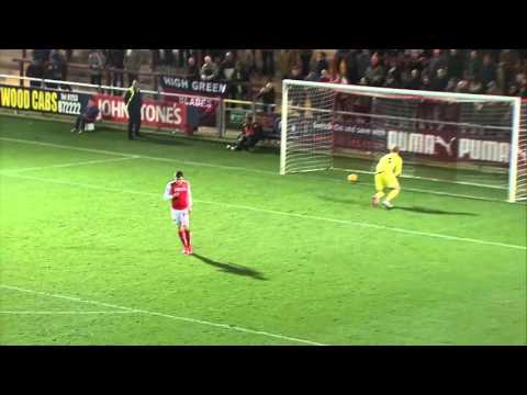 Fleetwood v Blades - match action