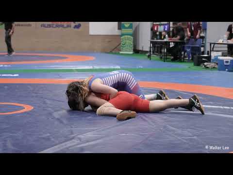Female Wrestler vs Female Wrestler 2  [4K VIDEO] -  AUSTRALIAN NATIONAL WRESTLING CHAMPIONSHIPS 2022