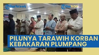 Suasana Pilu Selimuti Tarawih Perdana Korban Kebakaran Depo Pertamina Plumpang, Ini Pesan Khotib