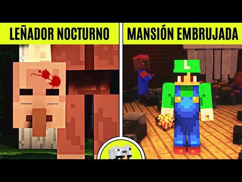 LuisLucho Minecraft -  Halloween Special with Villagers |  Minecraft Funny Cursed