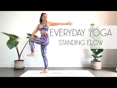 5 Minute Yoga With NO DOWN DOG Standing Yoga Flow