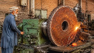 How This Rusty Metal Disc Is Rebuilt Like New | Amazing Heavy-Duty Mac