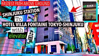 FASTEST Hotel Villa Fontaine Tokyo-Shinjuku - from Shinjuku Station (from Haneda