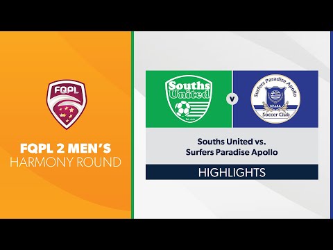 FQPL 2 Men's R1 - Souths United vs. Surfers Paradise Apollo Highlights
