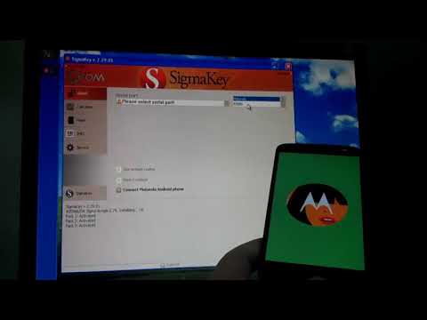 Unlock operation for Moto Z2 Force XT1789 (Sprint) Sigma Key Support