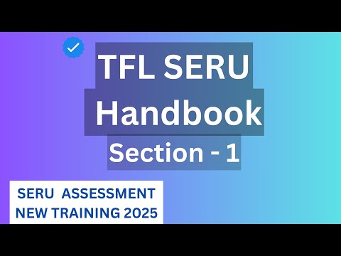 SERU Assessment Training TFL - (Section 1) PHV Driver Handbook Free Learning 2025 - PHD SERU Test