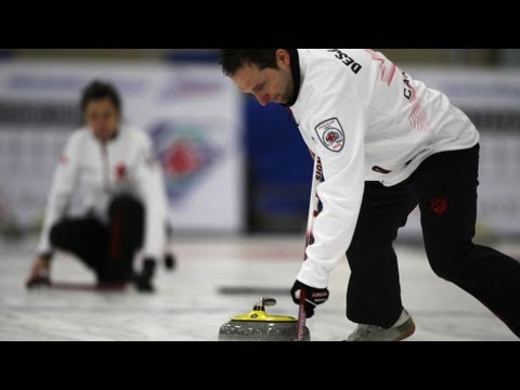 CURLING:World Mixed Doubles Chp 2013 - Group A  RUS-CAN