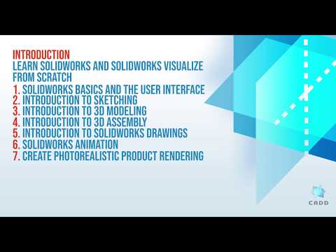 SolidWorks Tutorial for Beginners #1 - Course Introduction