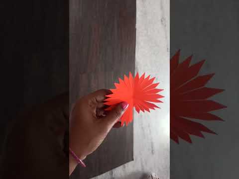 Paper flower #artandcraft #shailajaharivillu #papercraft