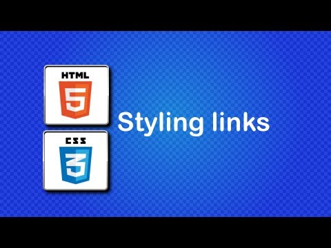 HTML5 and CSS3 Beginner Tutorial 25 - Styling links