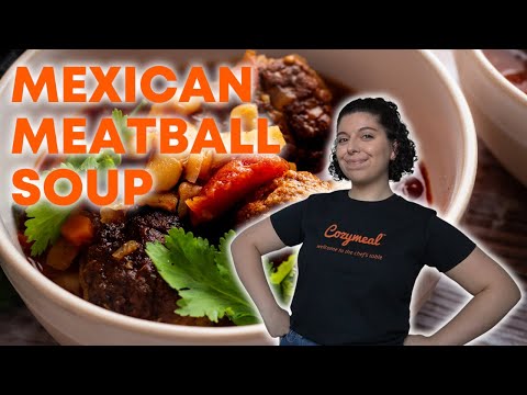 How To Make Albondigas (Mexican Meatball Soup) FLAVORFUL and TENDER