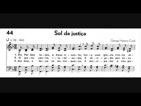 Hinário 5 CCB - Hino 044 - Sol da justiça - Strings - Teclado Yamaha PSR S670