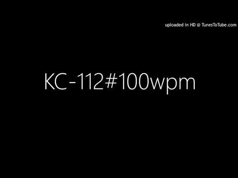 KC-112#100wpm