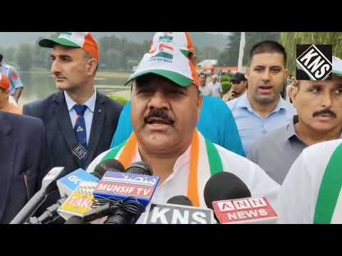 #HarGharTiranga || DyCM Surindrr Choudhary Speaks on Sidelines of Tiranga Rally in Srinagar, Highlights the Spirit of National Unity and Patriotism.