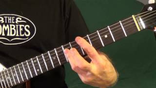 The  Zombies 3 hit songs: guitar lesson by Jim Moran