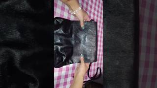Bolsa tiracolo de couro legítimo/abrindo comprinhas da Shopee com meu cachorro Yuri 🐾✨