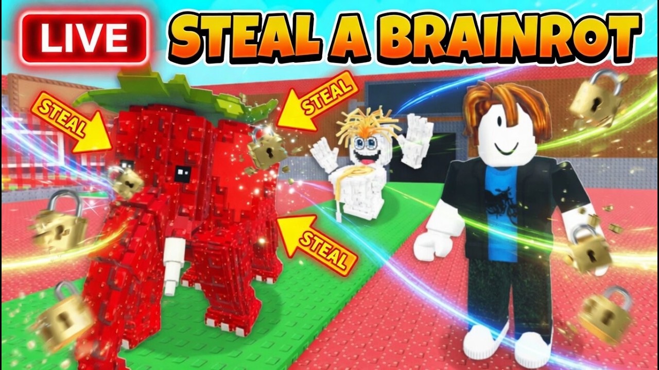 🔴 LIVE | Getting the LUCKIEST Trades in (Steal a Brainrot) 💣