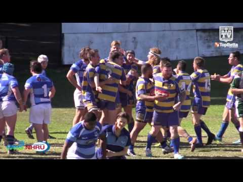 2016 NHRU Round 16 - Premier 3 Highlights - Hamilton v Wanderers