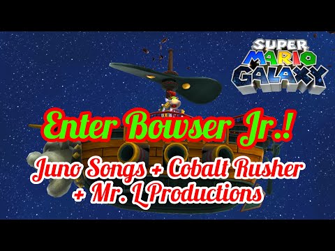 Super Mario Galaxy - Enter Bowser Jr.! with Lyrics - Mashup