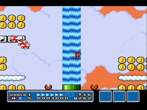 SMB3 for Super Mario All-Stars Custom Level #310 - World 5-4/Lost Levels 3 (Acmlm)