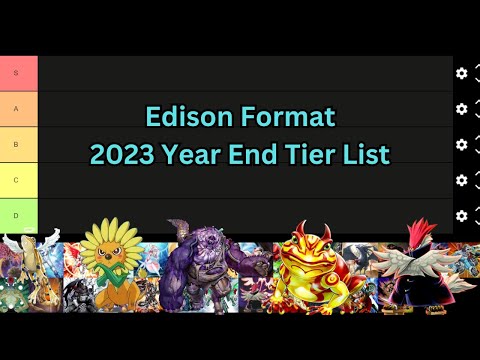 Frazier Smith's Edison Format Tier List - 2023 Year End Wrap Up - YGO