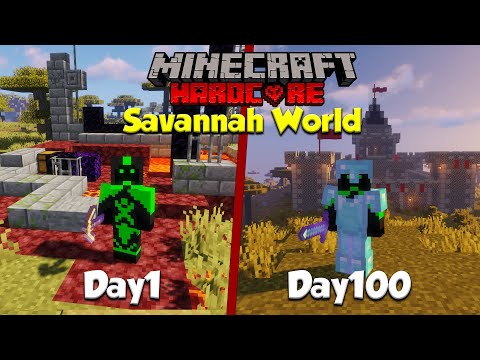 Unbelievable Survival: 100 Days in Savage Minecraft