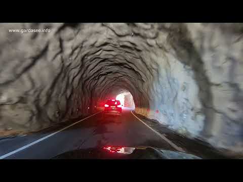 Strada la Forra Tremosine Gardasee - Fahrt durch die Brasa Schlucht