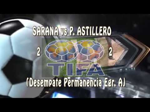 2 SARANA vs P  ASTILLERO 2 - Desempate Permanencia Egr  A - 04/12/2016